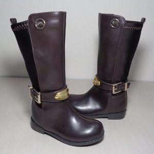 Michael Kors Size 5 M PARSON Chocolate Brown Boots New Girls Toddler Shoes